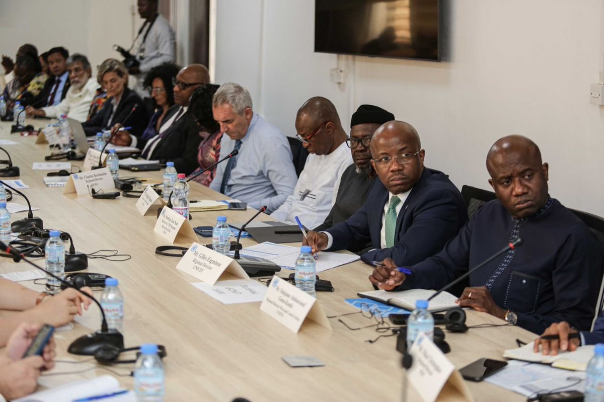 unis_sahel's tweet photo. We must not pause development support to Central Sahel countries!
✅ Continuous investment in their efforts is needed.👉🏼 #Humanitarian #Devt #Peace
💪🏽 Advocacy & joint engagement as the @UN mission met with the Diplomatic Corps in 🇲🇱 today.
Together 🤝 for a 🔊 #ThrivingSahel https://t.co/FtGilQ9J8O