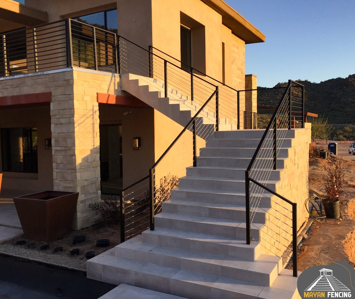 mayanfencing's tweet image. 𝚂𝚕𝚒𝚌𝚔, 𝚖𝚘𝚍𝚎𝚛𝚗 𝚜𝚝𝚊𝚒𝚛 𝚛𝚊𝚒𝚕𝚜 𝚝𝚘 𝚐𝚒𝚟𝚎 𝚢𝚘𝚞𝚛 𝚑𝚘𝚞𝚜𝚎 𝚊𝚗 𝚞𝚗𝚒𝚚𝚞𝚎 𝚕𝚘𝚘𝚔😎

#stairrails #Rails #handrail #handrails #railings #stairs #outdoor #Phoenix #Arizona #ExteriorRails