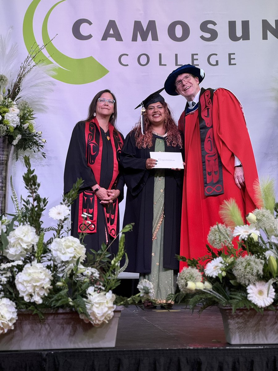 Camosun's tweet photo. It’s day one of convocation 2024 ceremonies at Camosun College. Congratulations to all the graduates - you did it! We’re stoked to celebrate your success and accomplishments. #CamosunGrad #Grad2024 https://t.co/JWWq3uJ7Tc