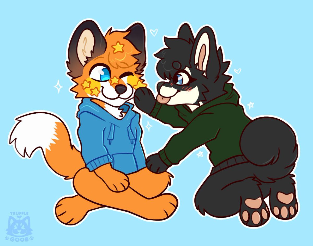 TruffleGoob's tweet photo. Sticker for a good boy♡
~~
𝕋𝔸𝔾𝕊
#anthro #anthroart #anthropomorphic #art #artwork #cartoonstyle #commission #cute #digitalart #digitalartist #digitalartwork #draw #drawing #featurethis #fur #furry #furryart #furryartist #furrycommunity #furryfandom #furryfriday #fursonaart https://t.co/7vQOE15yyh