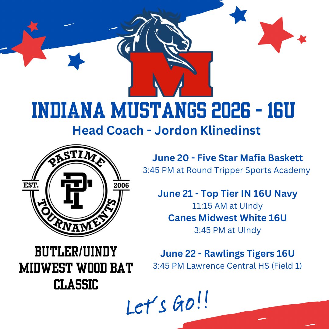 Indiana Mustangs Klinedinst 2026 (@mustangs16kline) on Twitter photo Looking forward the Butler/UIndy Wood Bat Classic. Hereโs our schedule.
<a href="/1MustangsNation/">Indiana Mustangs</a> Looking forward the Butler/UIndy Wood Bat Classic. Hereโs our schedule.
<a href="/1MustangsNation/">Indiana Mustangs</a>