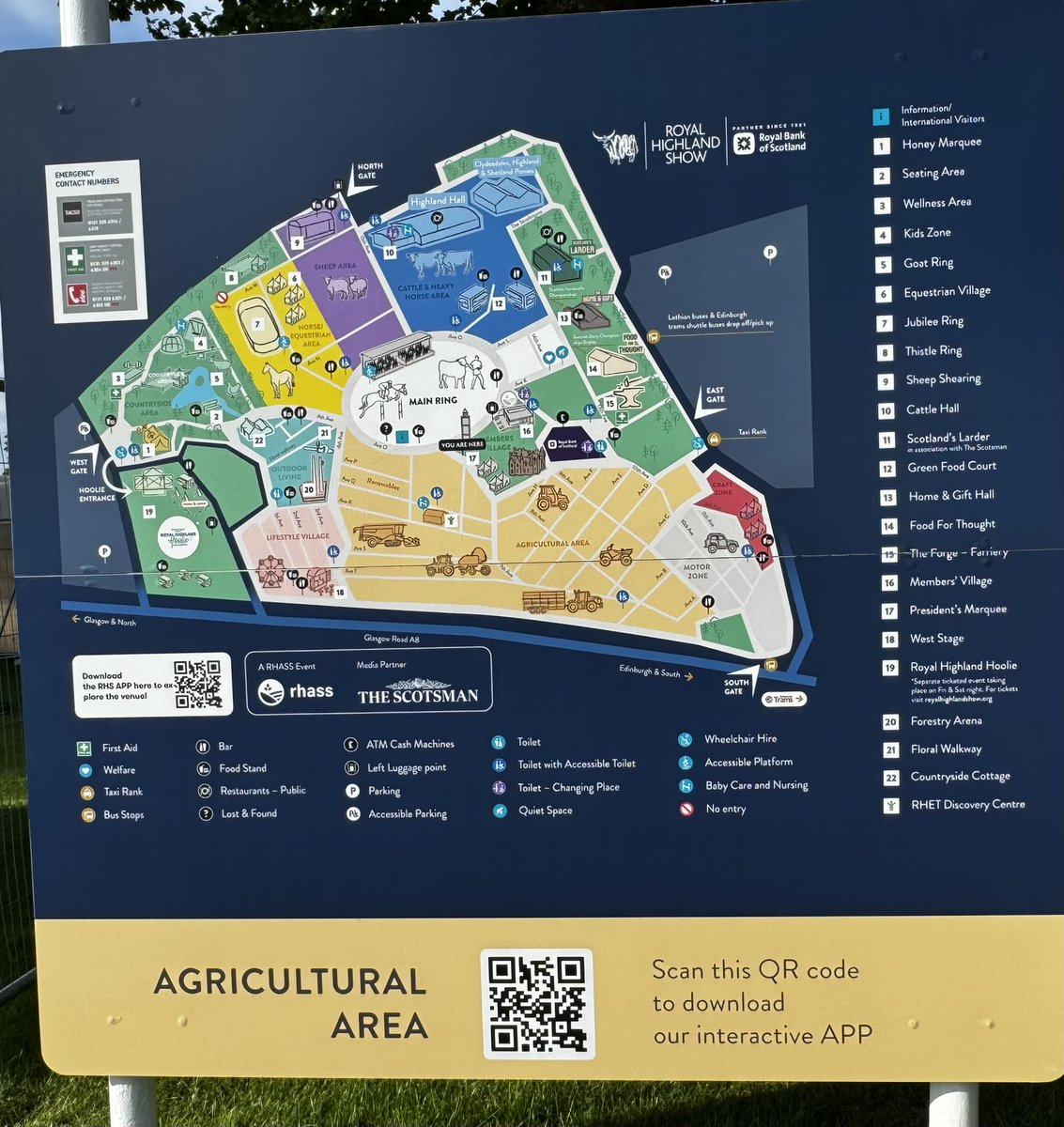 "YOU ARE HERE" Well if you are where that arrow is, it's your lucky day: turn round and you'll find our marquee right behind you...And if not, what are you waiting for? Get along to the <a href="/ScotlandRHShow/">Royal Highland Show</a> Avenue 7, Stand 5, to join in the fun <a href="/SEFARIscot/">SEFARI Gateway</a> <a href="/SGRESAS/">RESAS</a> <a href="/FDFScotland/">FDFScotland</a> #RHS24