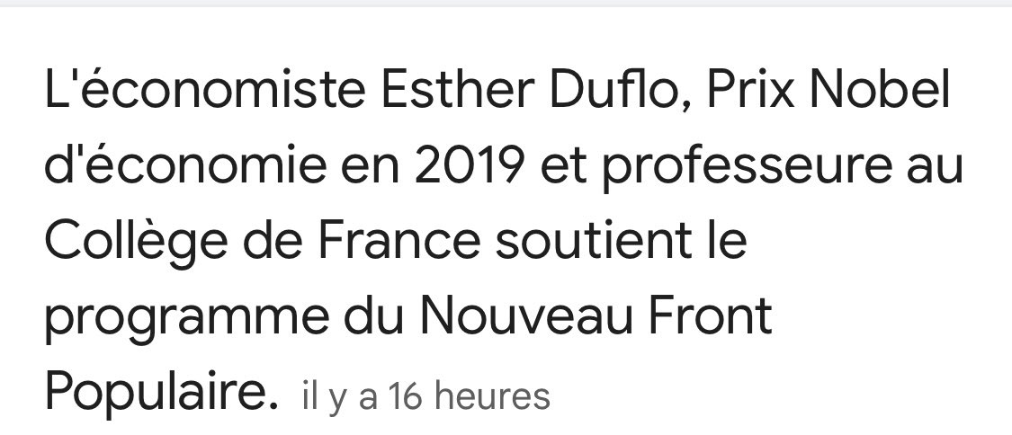 jdicajdisrien's tweet photo. "Gnagna LE PrOGramMe eCoNOmiqUE du FroNT PopuLAire EsT pAS réAListE !!"

Une
Putain
De
Prix
Nobel https://t.co/nDaLOJ5gKC