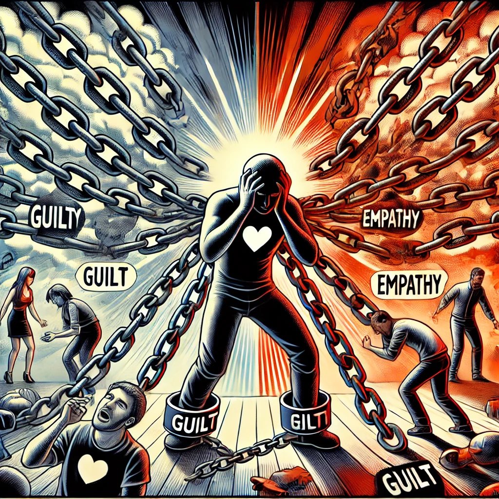 x0x01x's tweet photo. Guilt and Empathy: The Burdens of the Innocent

Throughout our lives, we often experience the complex relationship between guilt and empathy. These two powerful emotions can increase the burdens on innocent individuals, leaving deep marks on our personal and professional lives.

Guilt

Guilt often arises even when we haven’t done anything wrong. This emotion, fueled by our inner critic, can make us feel inadequate or unsuccessful. In the workplace, you might feel guilt when a project doesn’t achieve the desired results or when you fail to contribute as expected in a team effort. This feeling can negatively impact your motivation and productivity.

The Harmful Aspects of Empathy

Empathy is the ability to understand and be sensitive to the emotions of others. However, excessive empathy can lead to emotional burnout. Constantly carrying the emotional burdens of others can harm your own emotional and physical health. In the workplace, it’s crucial to balance empathy with personal boundaries. Without this balance, empathy can increase your workload, decrease productivity, and cause stress.

The Relationship Between Guilt and Empathy

Guilt and empathy often intertwine. While trying to understand and help others’ emotional pain, we may neglect our own needs and boundaries. This can lead to long-term emotional burnout and feelings of guilt. Protecting our emotional health requires balancing empathy and setting personal boundaries.

Conclusion

Guilt and empathy play important roles in our lives but can be harmful if not balanced. Preventing emotional burnout and achieving a healthy level of empathy requires protecting personal boundaries. Forgiving ourselves, learning from our mistakes, and creating a supportive work environment can help us overcome these challenging emotional burdens.

#Guilt #Empathy #EmotionalHealth #WorkplaceWellness #SelfForgiveness #SupportiveCulture #PersonalDevelopment #ProfessionalGrowth #BalancedLife #MentalHealth #SelfCare #EmotionalIntelligence #WorkLifeBalance #Leadership #HealthyWorkEnvironment #StressManagement