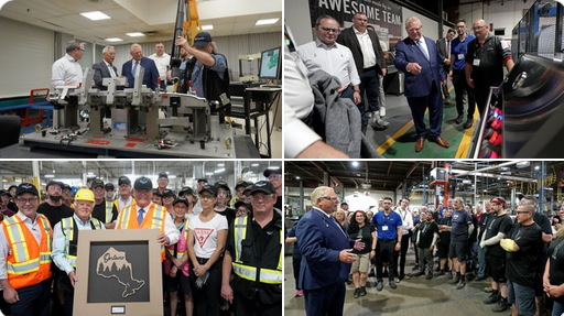 frodnotion's tweet photo. While in Barrie today, I stopped by Napoleon, Moore Packaging & Matcor Matsu and met with some of their hardworking team members. My purpose as always, was to #TapTheSaps there for another one of my #DollarStoreGovt #DailyPhotoOps. I didn't dress up like a worker for this one. https://t.co/E2pXVcotIN