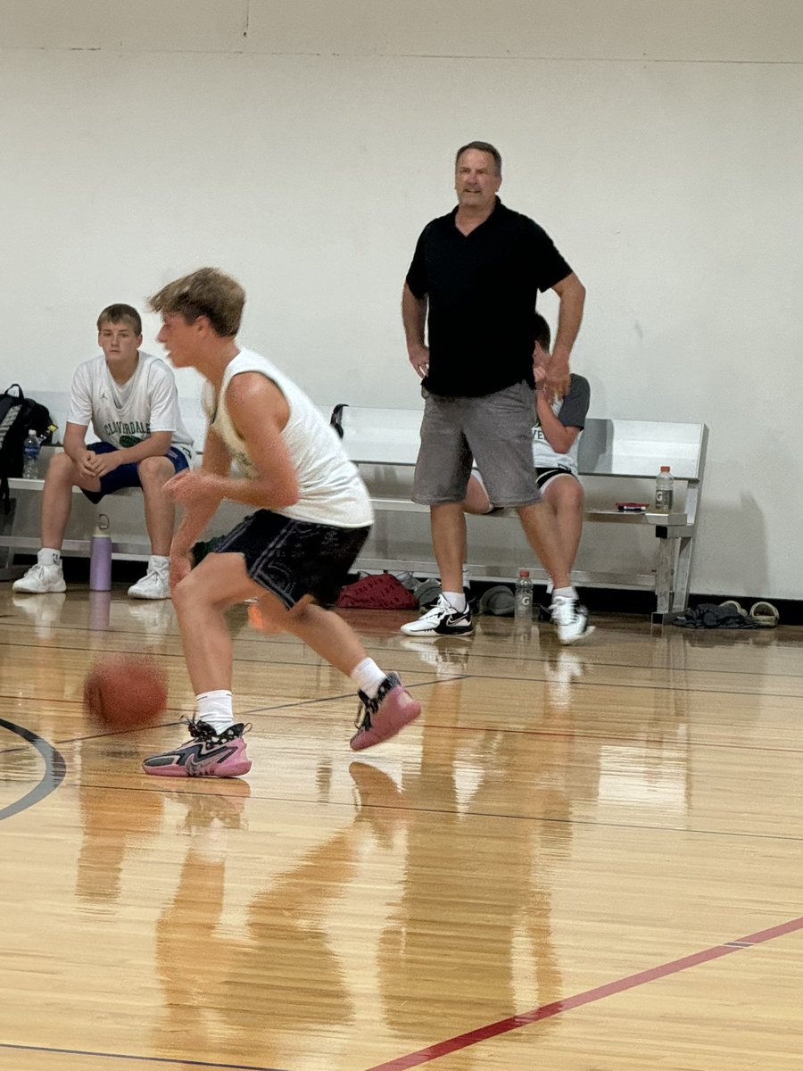 RickSemmler's tweet photo. Joey Hart coached his first game with Cloverdale tonight in summer league action in Bloomington. You’ll hear from  the Clovers new head coach tonight on WTWO Sports with @pughgrant https://t.co/b0kl7wXgOI
