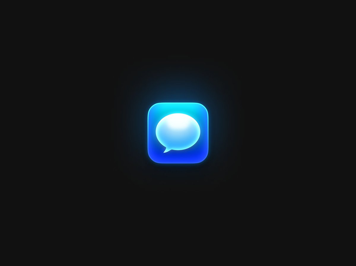 Having fun with the iMessage app icon!