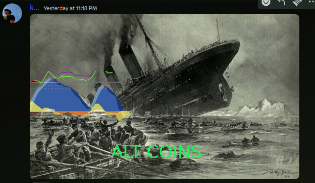 RealCryptoFace's tweet photo. Solid Market Cipher MEME, winner of the week https://t.co/4gQAiP9d4y