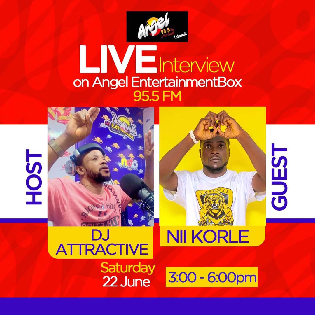 niikorle63's tweet photo. We have a radio interview and freestyle session this Saturday.
Radio Station - Angel Fm 95.5 Takoradi
Programme - Angel EntertainmentBox
Time - 3:00-6:00pm.
Host - DJ Attractive
Thanks for treating this pressing 🙏
#63PAWASYD #ARUU #NiiKorle https://t.co/KkSLFTwylT