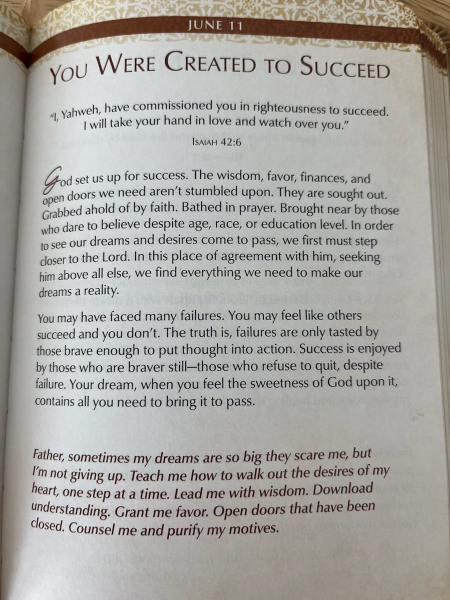 You were created to succeed!

Isaiah 42:6