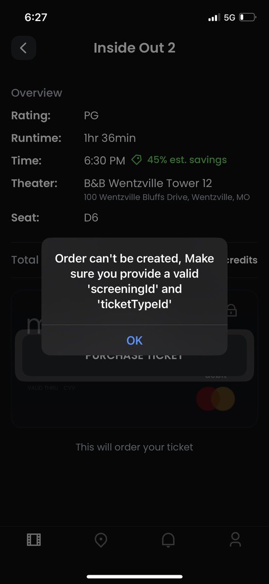 Kext's tweet photo. @MoviePass help! https://t.co/RQnFQCjRBB