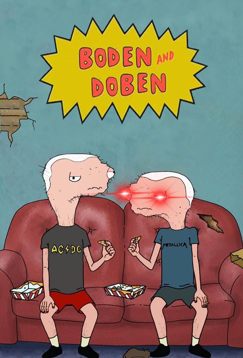 TSBallers's tweet photo. @TheDobenWhale These two go together like Beavis and Butthead. @boden4pres @thedarkboden https://t.co/q19pfvgV6X