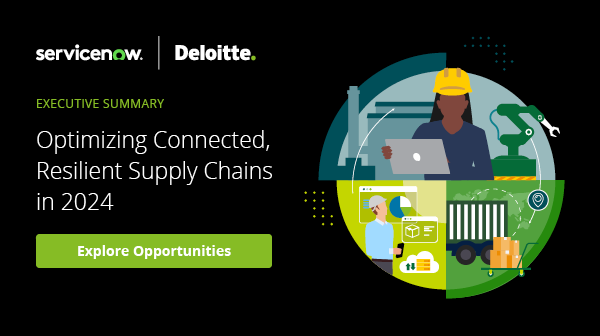 SeanPeasley's tweet photo. Discover how manufacturers fortify supply chains amidst change, explore Deloitte’s 2024 Manufacturing Industry Outlook, and delve into Gen AI for resilient supply chains. Check the Executive Summary website and download the report to learn more! https://t.co/ZNtJyCOJs7 https://t.co/Lv5NCz86Ep