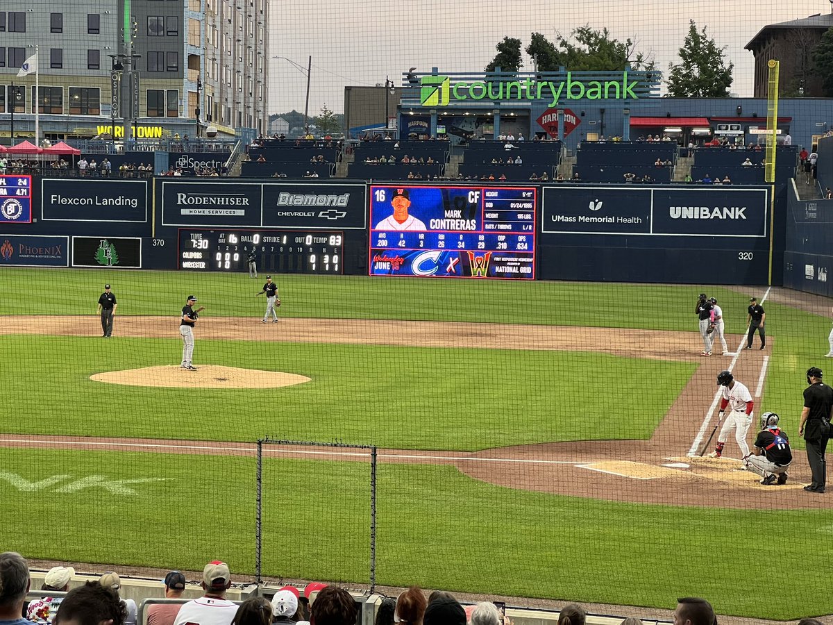 Still 83 degrees at 7:30 pm 

<a href="/WooSox/">Worcester Red Sox</a>