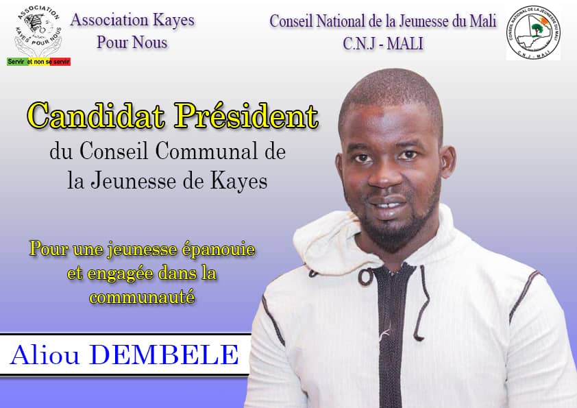 abdoulayemdiaba's tweet photo. #Aliou #DEMBELE s'apprête pour assurer la responsabilité l'engagement, dévouement et la participation de la jeunesse de Kayes à la tête du conseil communal de la jeunesse de Kayes 😇😇 https://t.co/JAOGDuX9Q5