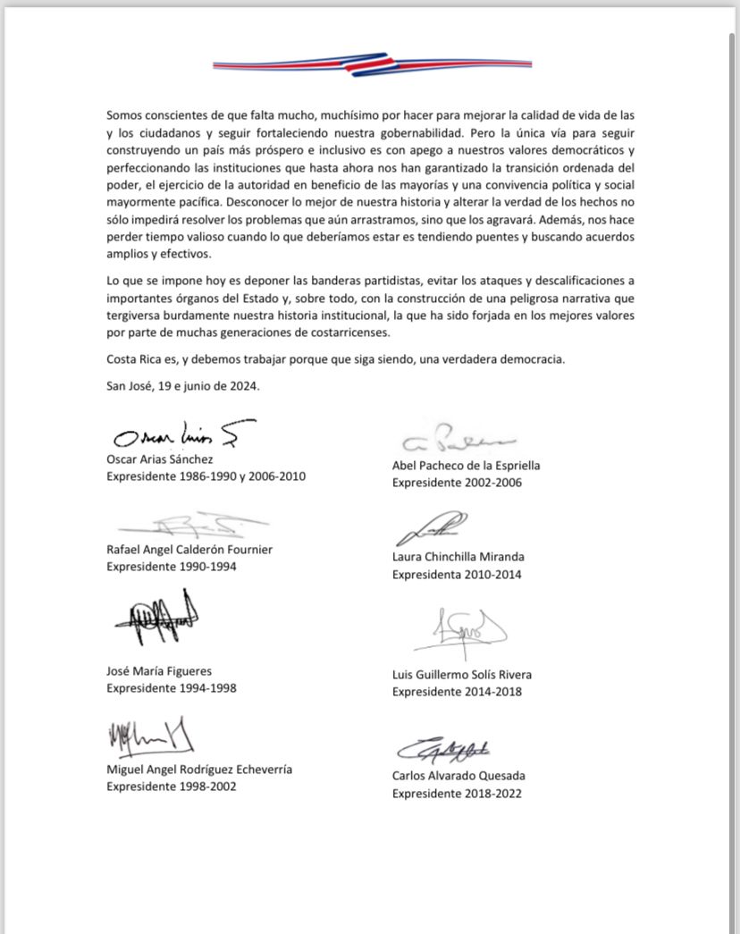 ClaudiaDobles's tweet photo. Me uno a este llamado. 
Es falso e irresponsable poner en duda nuestra democracia, sus valores e instituciones. 
En 🇨🇷 tenemos grandes retos y los superaremos con  trabajo duro, diálogo y el respeto a las institucionanes públicas y a la Constitución que nos ha caracterizado. https://t.co/kFZSITU3IF