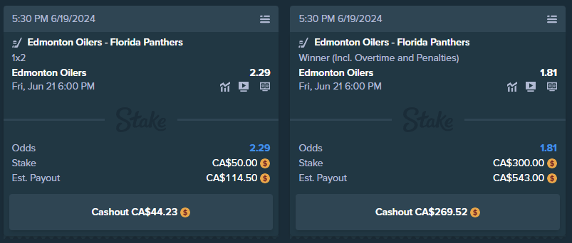 EagleBetsCasino's tweet photo. Betting on Oilers to win this Friday!
Don't let me down Oilers!🏒

#Casino #Sports #Sportsbet #SportsBetting #Oilers #Hockey #Gamble #GamblingTwitter #GamblingX https://t.co/8qKU8OJQXc