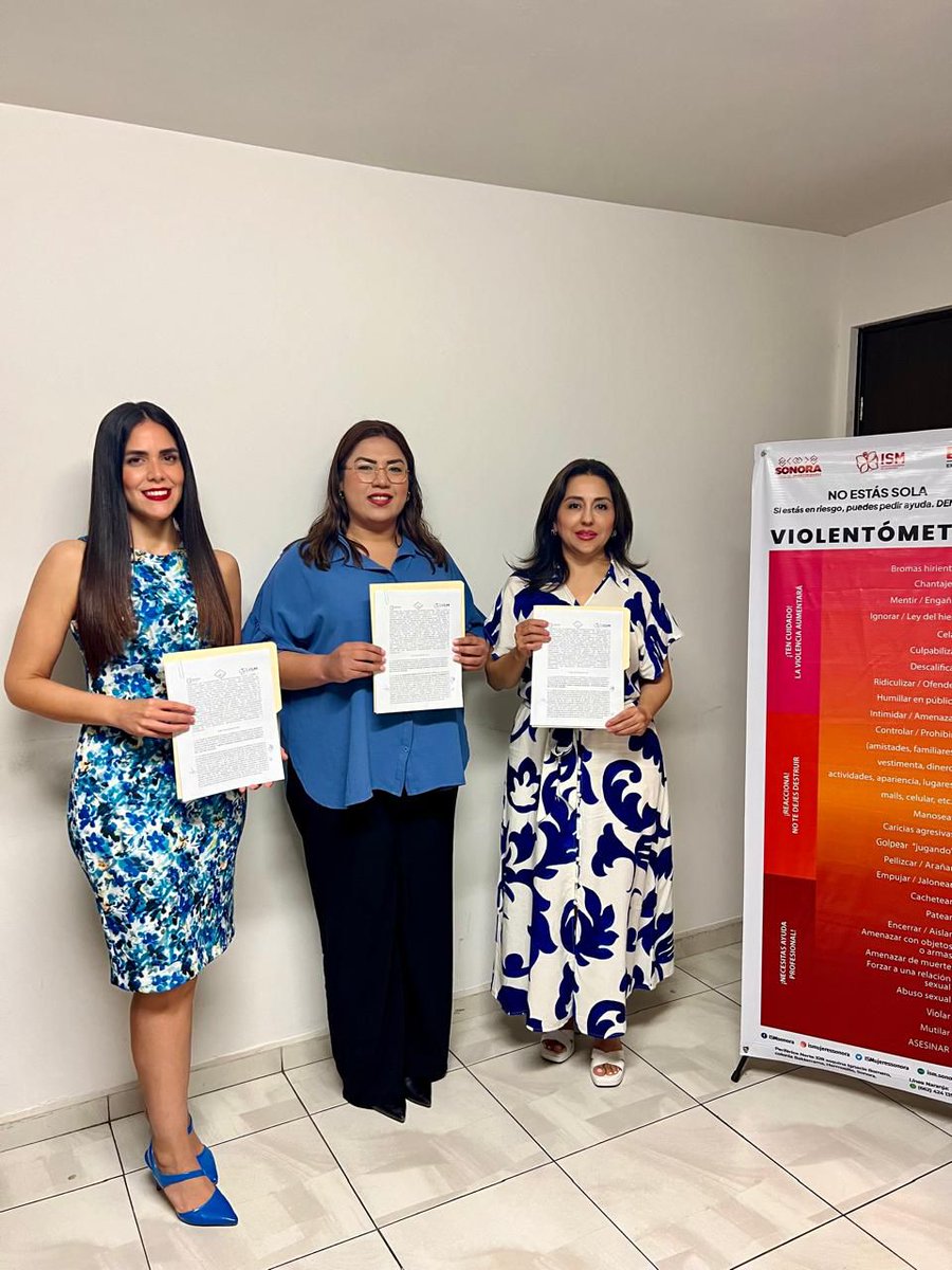 SeMujeresSon's tweet photo. Firmamos convenio de colaboración con @sipinnason e ITAMA de @SonoraSeguridad , para trabajar de manera coordinada en beneficio de las adolescentes que se encuentran en esa institución, a través de la generación de espacios para el deporte y expresiones culturales (1/2) https://t.co/ddUq3DlCLK