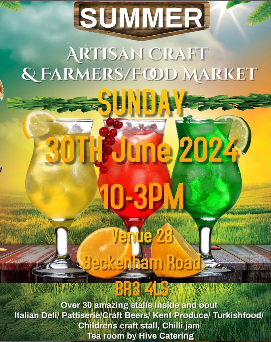 Delta_ChocUK's tweet photo. Coming soon - our last 2 market appearances before our summer break.

Saturday 22nd June we'll be at #Warlingham Farmer's Market and Sunday 30th June we'll be making our first appearance at the LK Popup Fayres Market at Venue 28 in #Beckenham.

#LastChanceToBuy #BackInSeptember https://t.co/X3TjUO3U1Q