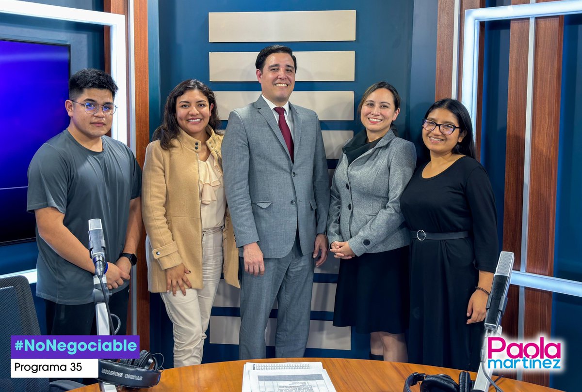 PaoMartinezOf's tweet photo. 📸 #Recap #Programa35 #NoNegociable
👉 ¿LOS CONSERVADORES SOMOS ANTIDERECHOS?
⏰ Lunes y viernes a las 5:30 pm
📻 Bethel Radio 100.1 FM
🎙️ Con Paola Martínez, Jorge De Lama e Isabel Soto https://t.co/npQl06Ba6a