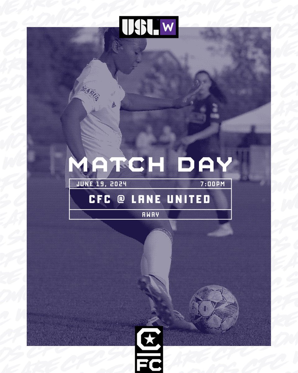 On the road again 💨

🤝 - @laneunitedfc 
⏰ - 7PM
🏟 - Civix Park
🎥 - SE Play (link in bio soon)

#PlayforHer #cfcatletica #somoscfc
