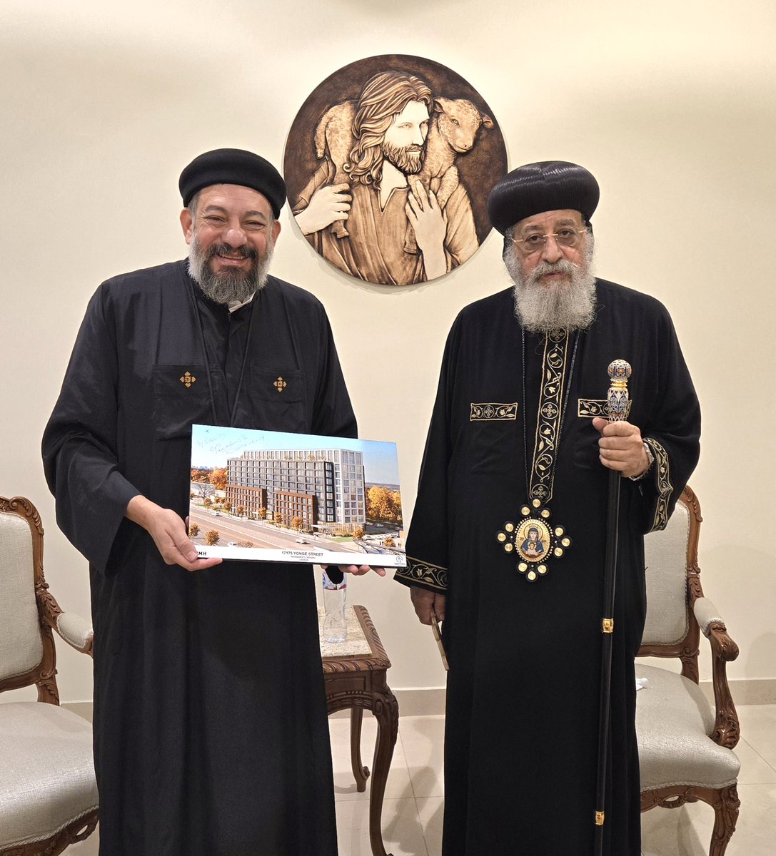 It was a great blessing to meet with H.H. Pope Tawadros II at the papal residence in Cairo to update His Holiness about the ministry of <a href="/smsvchurch/">SMSV Coptic Church</a> and <a href="/trinitycoptic/">TrinityCopticFoundation (TCF)</a>. May our Lord preserve the life of our father H.H. Pope Tawadros II for many years and peaceful times.