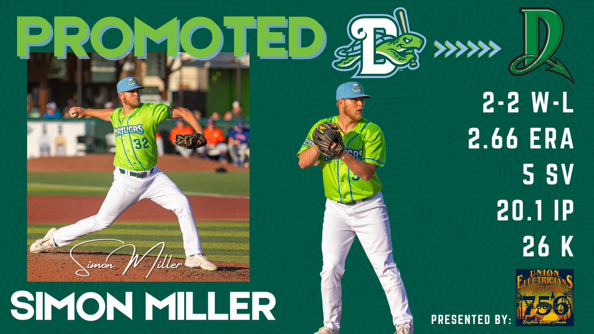 Two promotions in two days? After closing out last night's win, Simon Miller is on his way up to Dayton! Congratulations, Simon!

This player call-up is brought to you by IBEW Local #756