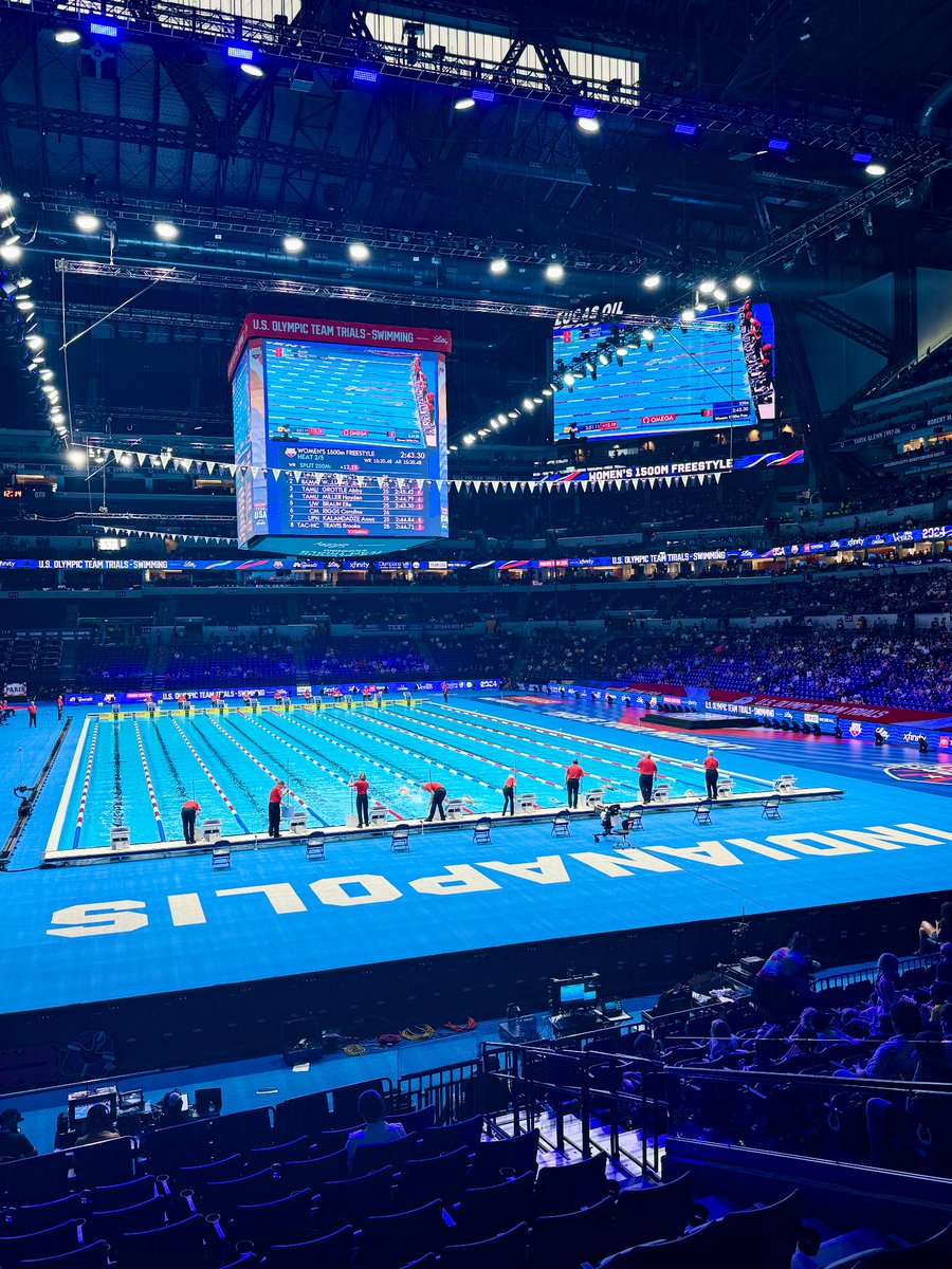 Shannon Pritchett (@sourcingshannon) on Twitter photo Here is a thought <a href="/USASwimming/">USA Swimming</a> … instead of these long breaks between heats for commercials, let the para-olympians compete. Might help grow diversity. 🇺🇸 
#swimtrials24 #night5 Here is a thought <a href="/USASwimming/">USA Swimming</a> … instead of these long breaks between heats for commercials, let the para-olympians compete. Might help grow diversity. 🇺🇸 
#swimtrials24 #night5