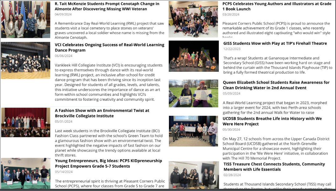 Many stories on the UCDSB What’s New page (ucdsb.on.ca/u_c_d_s_b_news…) are examples of RWL happening across our district. #UCDSBboardmeeting