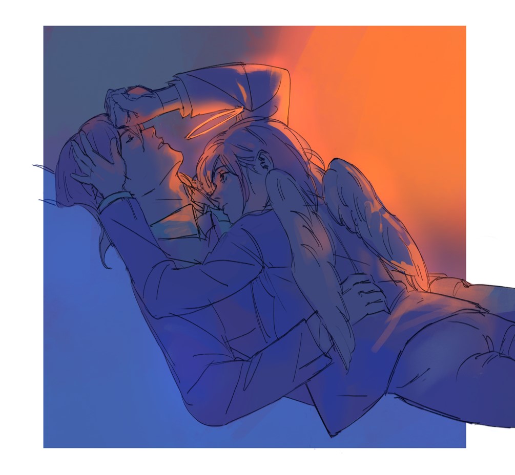 Day 19: Aki and Angel Devil
#akiangel