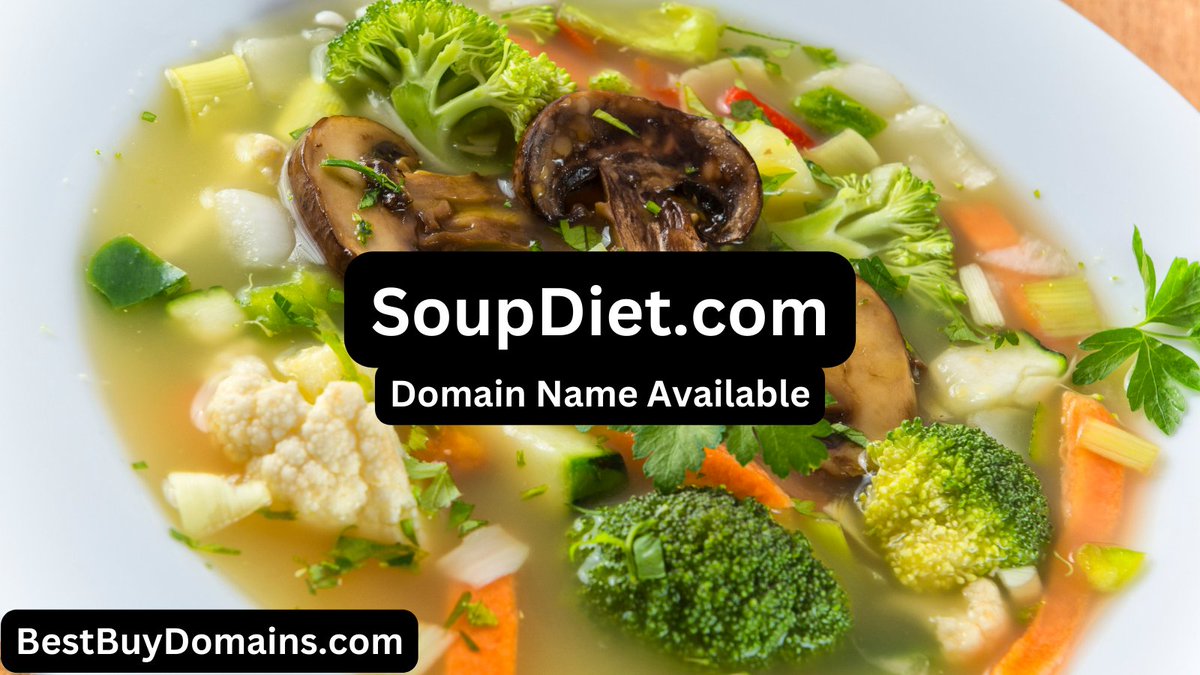 SoupDiet.com
#domainsforsale #domainname #domainNames #domain
#diet #fitness #weightloss #healthy #healthyfood #gym #health #healthylifestyle #nutrition #motivation #workout #fit #food #bodybuilding  #lifestyle #fitnessmotivation #exercise #eatclean #healthyeating