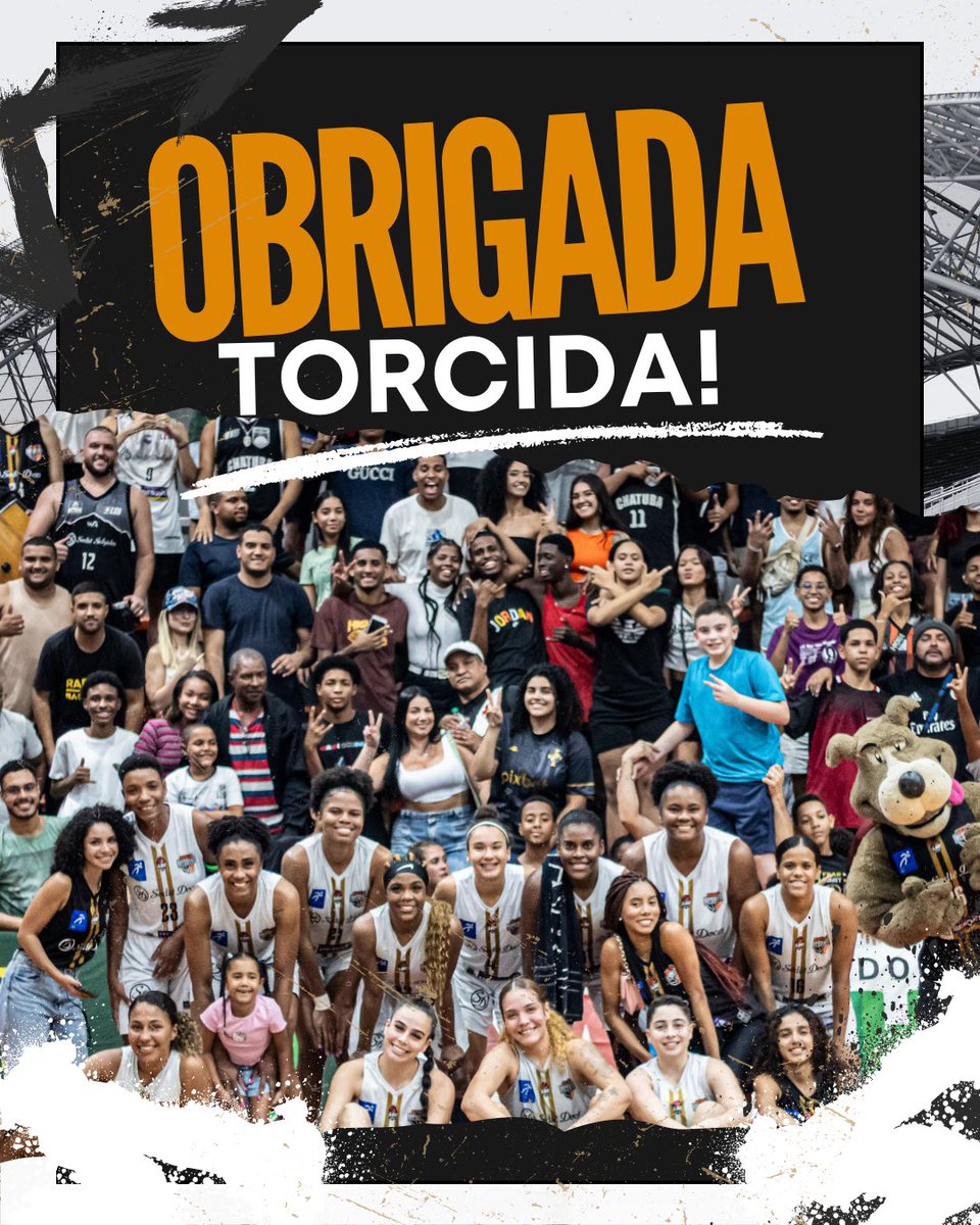 sodiemesquita's tweet photo. A nossa torcida: MUITO OBRIGADA!🟠⚫️

Gratidão a cada um que torceu, vibrou e incentivou a Sodiê Mesquita ao longo dessa temporada, principalmente nos jogos em casa.

#BasquetePorAmor 🏀🔥 https://t.co/E5lZnBFMjK