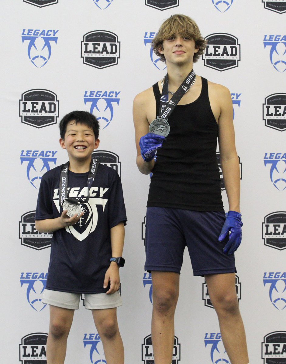 Legacy Youth Summer Camp WR MVPs 🏅

6th-8th - Luis Schwarde 
2nd-5th - Raide Liao

<a href="/LegacyYouthFB/">Legacy Youth Football</a> <a href="/Legacy_Recruit/">Legacy Recruiting</a> 

#legacy #jointhemovement