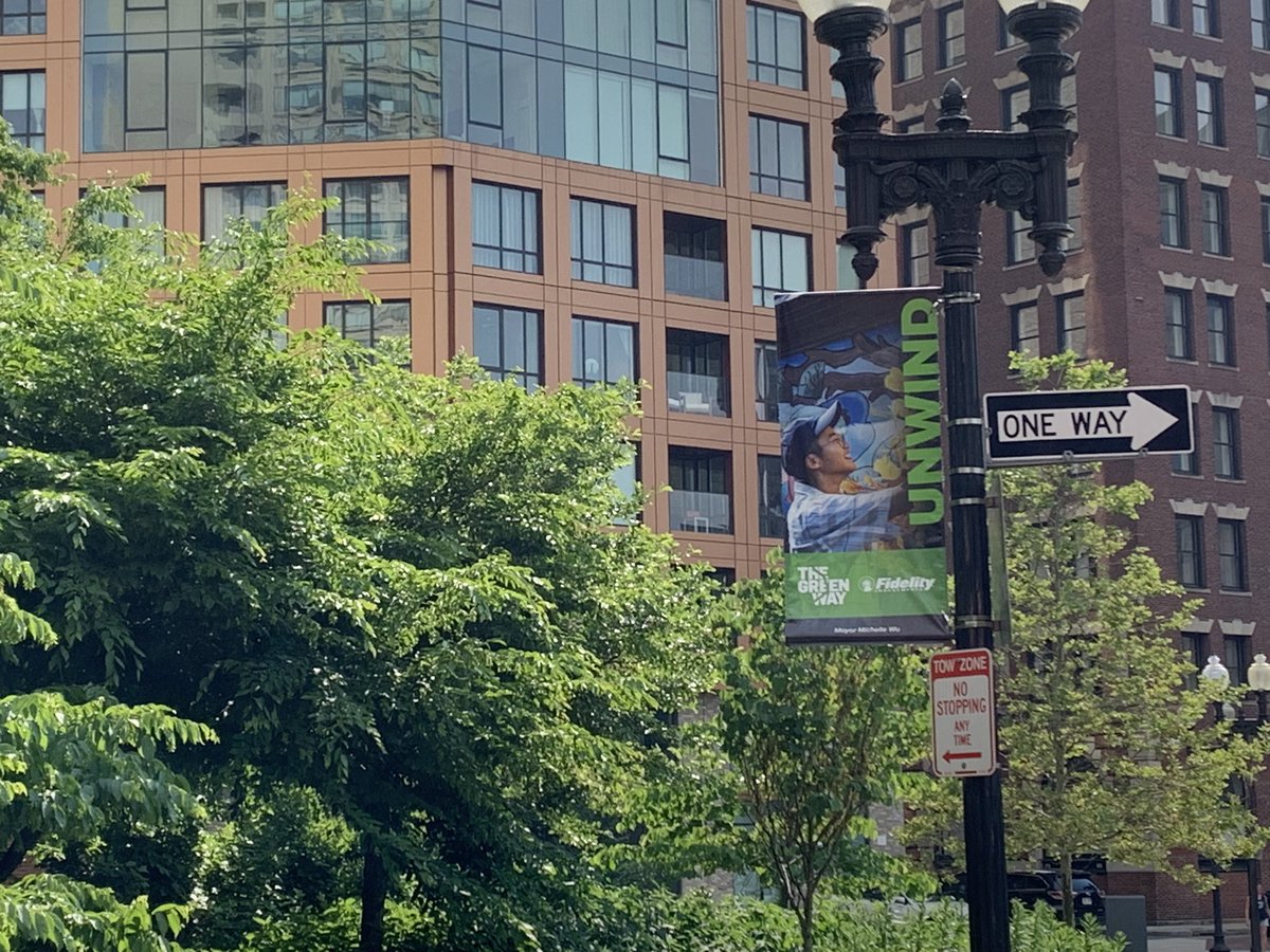 paulkalleegrove's tweet image. Great study visit to the Greenway in Boston today - a linear park weaving through the city centre connecting the central business district to the waterfront - built on top of the road tunnel #Greenway #BigDig #UrbanParks