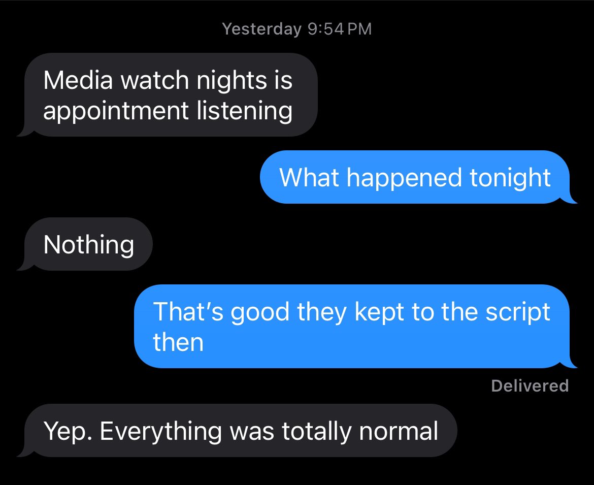 rnz_tim's tweet photo. @HaydenDonnell These are the sort of messages I get every Wednesday night now https://t.co/uRy7StQXkm