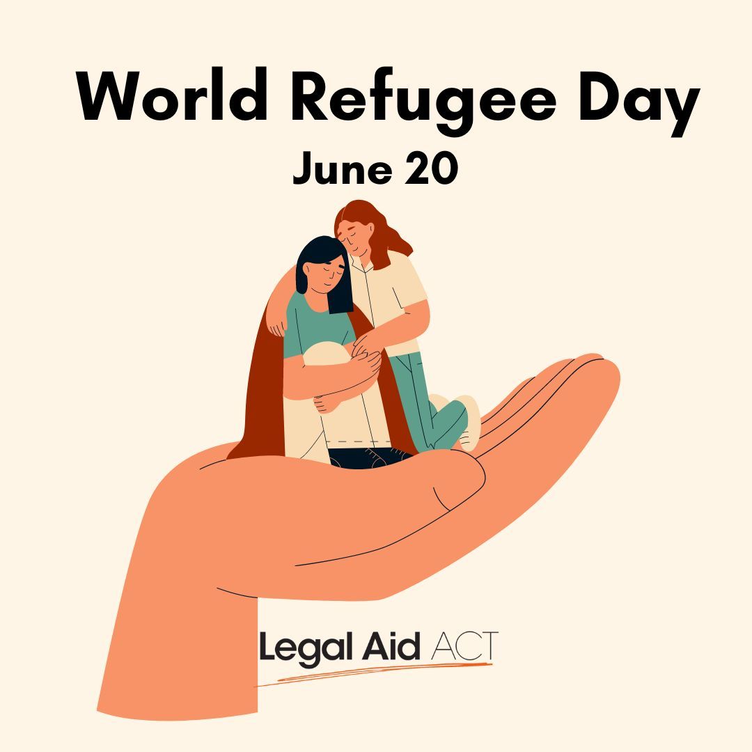 YLCACT's tweet image. Youth Law Centre ACT recognises World Refugee Day. 
We are proud to support Canberra’s multicultural community. 
If you need assistance with migration or other legal matters, YLC and @LegalAidACT may be able to help. 
Call our helpline on 1300 654 314.