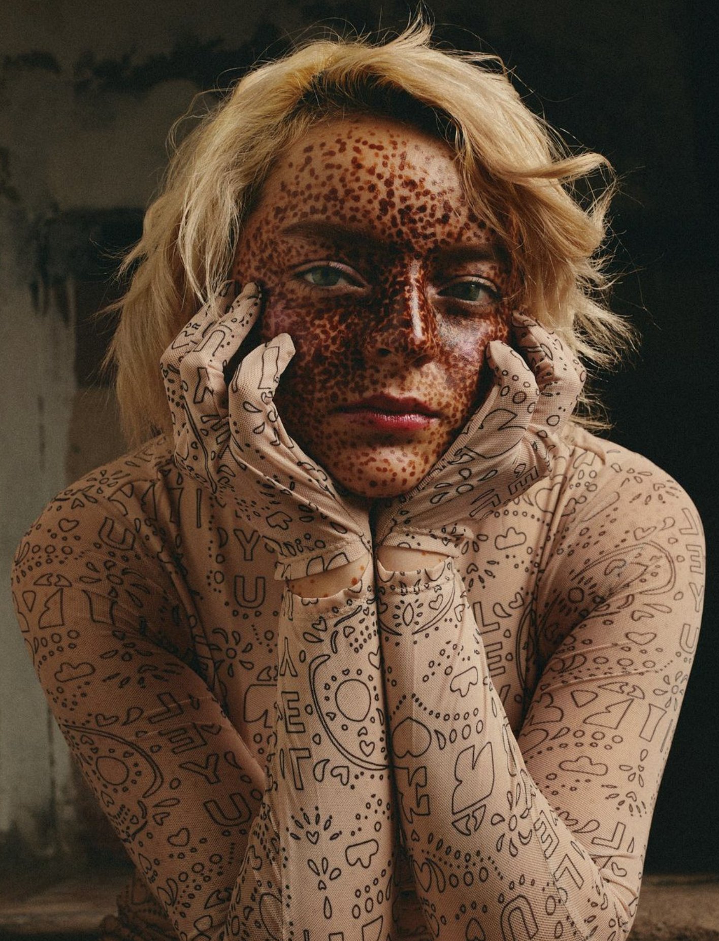 Walt Wang on X: @Alphafox78 FYI, most of the freckles are fake. Carmen  Salazar does makeup. Here are pictures of her with and without the freckles  and videos with the freckles in