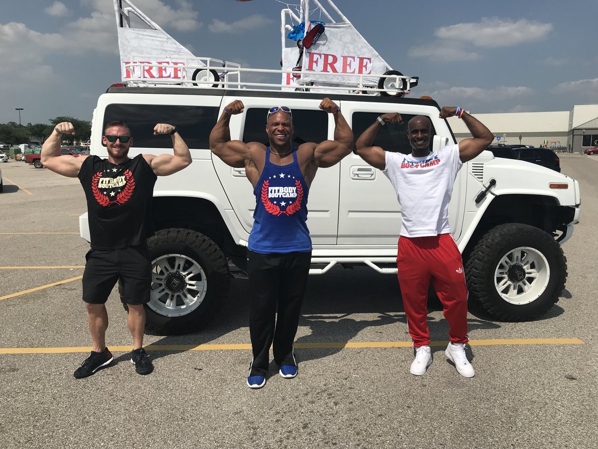 jordandarylking's tweet photo. Marketing for the Largest Bootcamp Gym in the USA with the squad! #jordandarylking #fitness #motivation #fitbodybootcamp #springfbbc #fbbc #houston #springtx https://t.co/Axb8u216x7