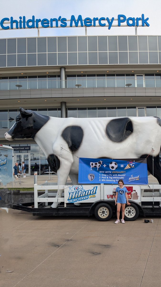 It's our favorite #sportingkc pre match ritual!  #HilandKC chocolate milk ...  Just like at school! Go Sporting!!!