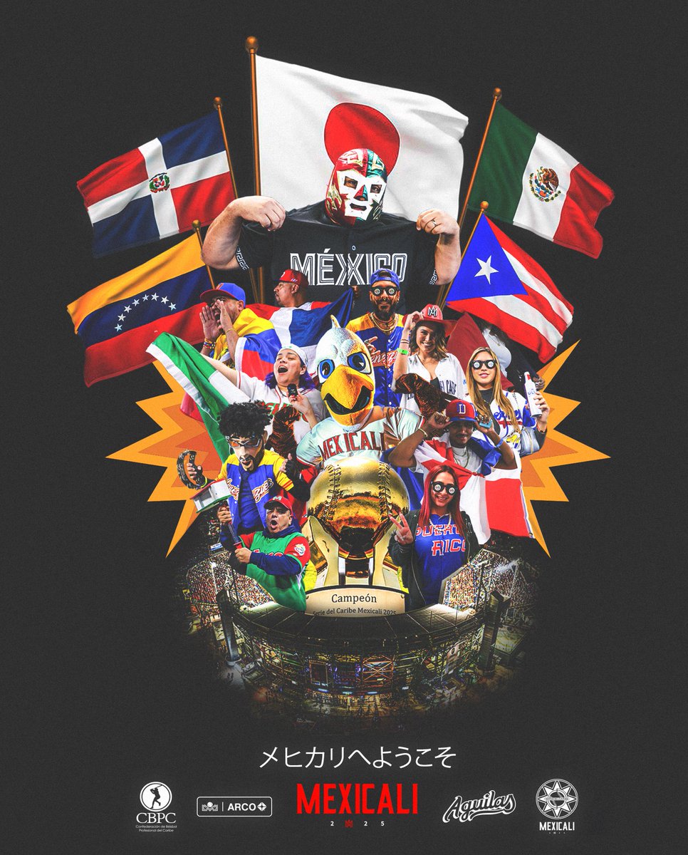 AguilasDeMxli's tweet photo. ๐๐ข๐๐ง๐ฏ๐๐ง๐ข๐๐จ๐ฌ ๐ ๐๐๐ฑ๐ข๐๐๐ฅ๐ข ๐ฒ๐ฝ๐ฏ๐ต
ใกใใซใชใธใใใใ ๐ฏ๐ต๐ฒ๐ฝ
#Siempreรguilas #Mexicali2025 #EnCalor https://t.co/e4Q39mYqpr