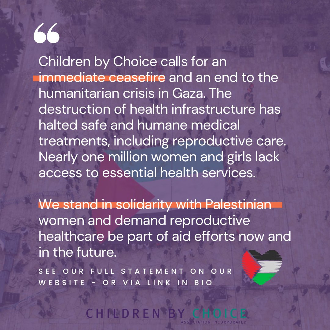 Today, we highlight the ongoing plight of women and pregnant people in Gaza. The crisis has decimated health infrastructure, preventing access to safe reproductive care. We stand with Palestinian women and call for reproductive healthcare to be a central part of aid efforts.