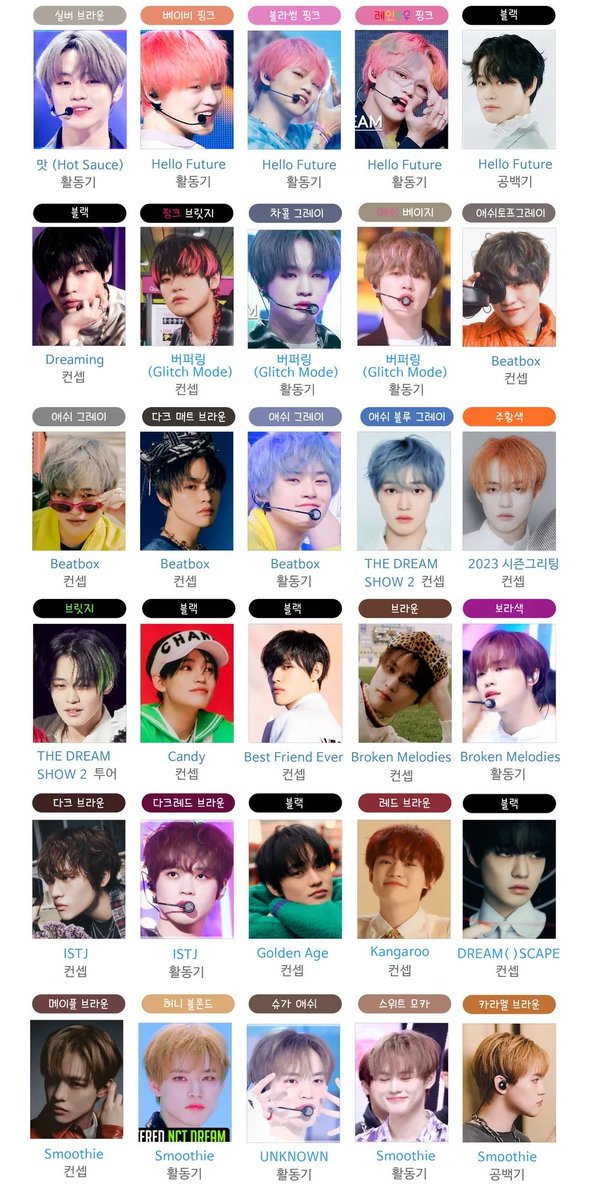 천러 머리색상표 바뀐거
너무너무 귀엽잖아...🥹