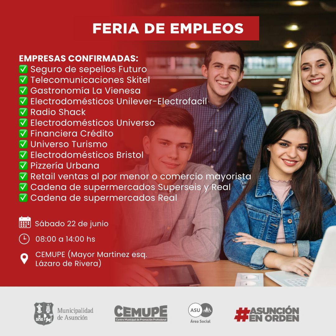 lacostasoy's tweet photo. ℹ️NFO. Este sábado, en elCentro Municipal de Promoción Empresarial, se realizará la feria de empleo. Además, se dará asistencia para la elaboración de curriculum y estrategias para la entrevista de trabajo. El Director de la dependencia municipal @CristhianCv1 dio a conocer la lista de empresas confirmadas.