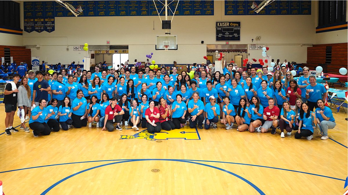 MyHPMG's tweet photo. So thankful to all the volunteers who came out to support @SOHawaii's Healthy Athletes program at the recent summer games! Mahalo! 🤙🏽 https://t.co/kyjRpuq4ye