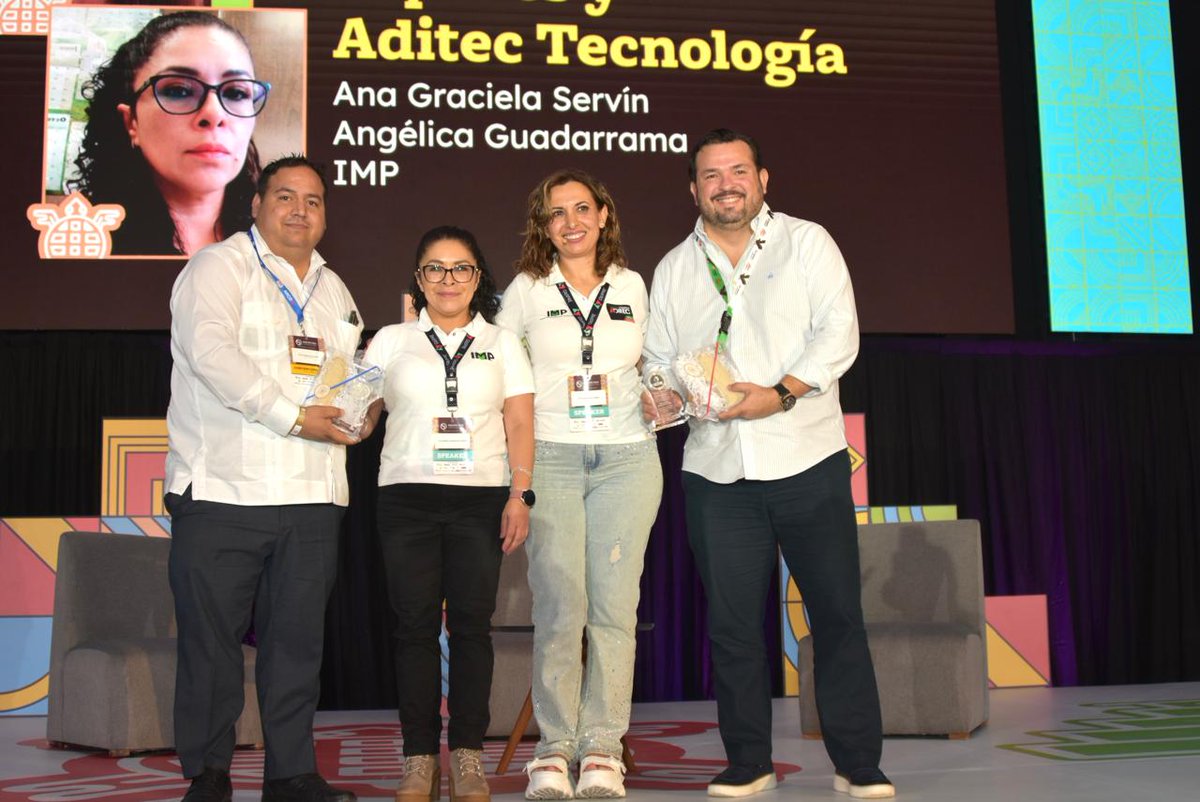 OnexpoNacional's tweet photo. Angélica Guadarrama y Ana Servín fueron las encargadas de impartir el taller del @IMPetroleo con el tema "Recuperación de vapores &amp; ADITEC Tecnología IMP", en #OCE2024. https://t.co/omNLg2YGQ7