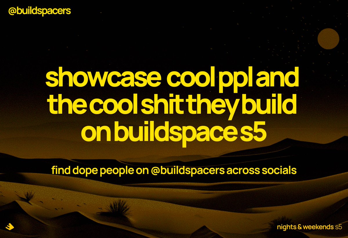 buildspacers tweet media