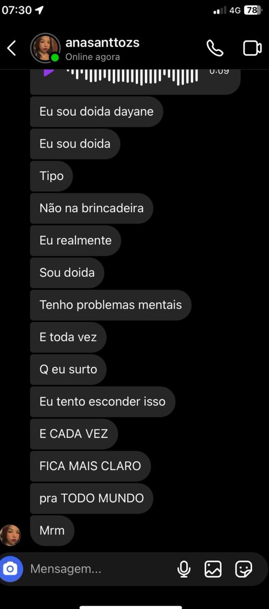 Meu dia mais fraco delirando no pv de dayane