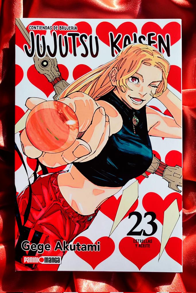 SaiiValdivia's tweet image. Tomo #23 de #JujutsuKaisen ✨ woow hay #hashflag ¡NO sabía! Qué bello Yuji (': que bonito seguir leyendo esta historia, el tomo lo empecé ayer &amp;amp; acabo de terminarlo; ese final fue intenso. Ahora a esperar el siguiente.
#呪術廻戦 #五条悟 oh también el Gojo. XD