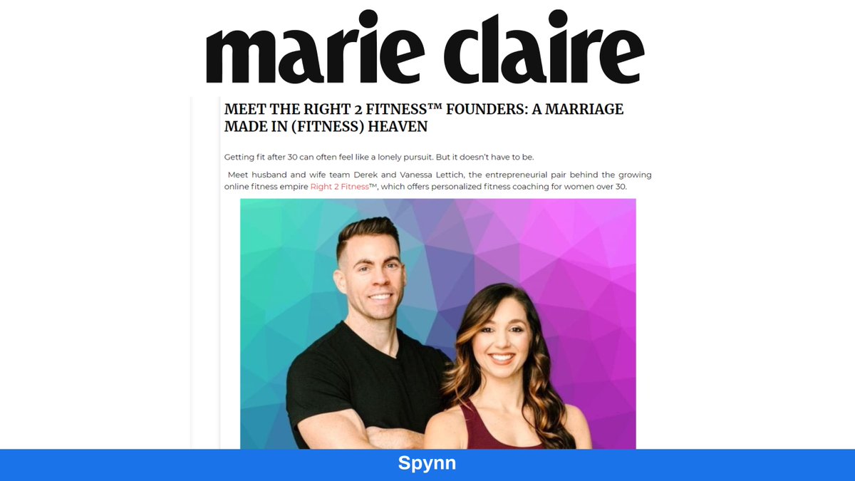 spynn_co's tweet image. Spynn delivers credibility! Check out the Allgood founders in Marie Claire.

Boost your brand’s trust today! Send Us a Message! 📨 

#SpynnCo #BrandRecognition #MarieClaire #MediaCoverage