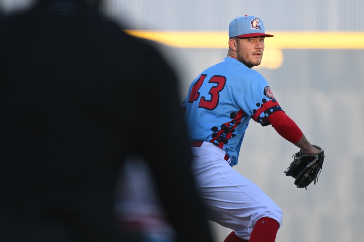 Mason Green spun another 💎 against the Emeralds today: 5 IP, 2 H, 0 R, 2 BB, 5 K. The southpaw out of Central Missouri lowered his ERA to 2.29 in 11 games (10 GS) this season. #GoSpo